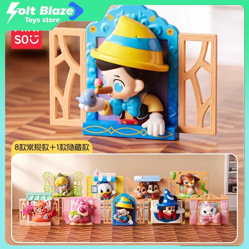 MINISO ديزني ختم نافذة قصة سلسلة صندوق أعمى لطيف ميلين بينوكيو تمثال العصرية لعبة هدية مثالية للطفل هدية الكريسماس #1