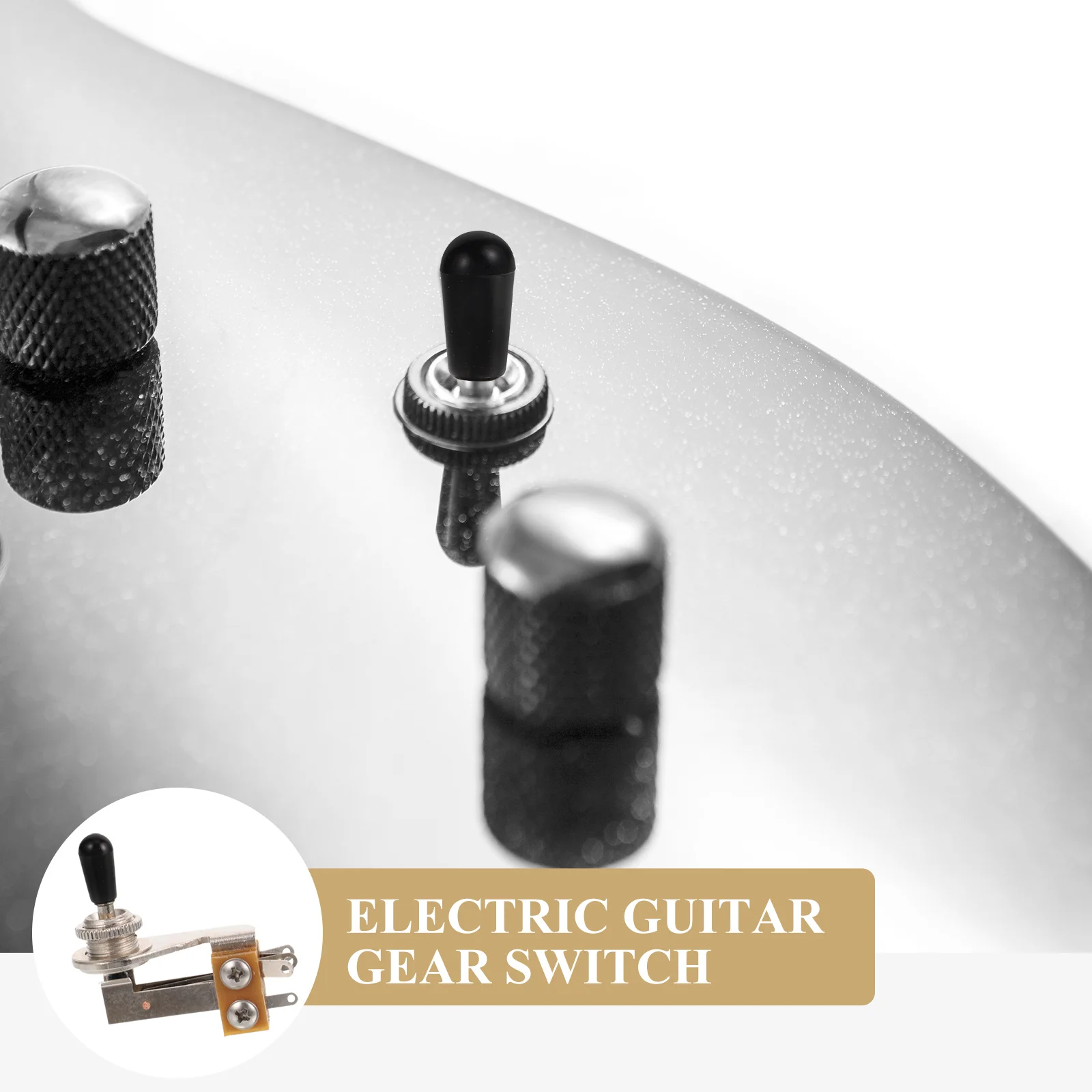 

L Shaped Electric Guitar Toggle Switch 3 Way Metal Pickup Selector Durable Iron Material For Guitar Accessories