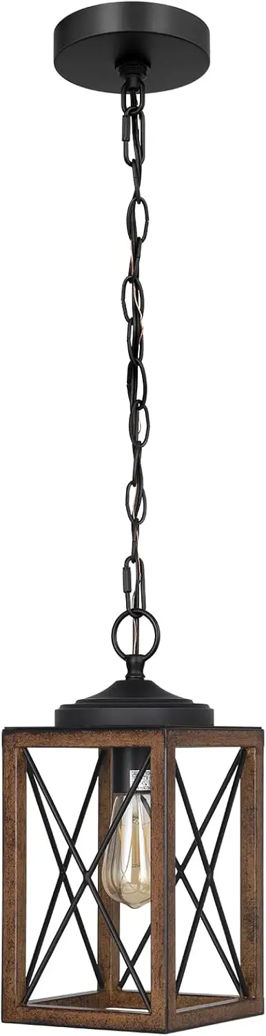 

Подвесной светильник в стиле фермерского дома с отделкой под дерево, регулируемая цепь для кухонного острова и спальни, цоколь E26