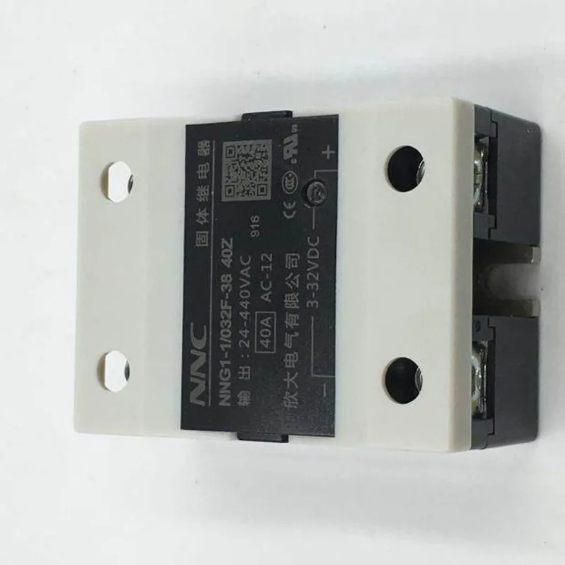 

NNC Single Phase AC Solid State Relay NNG1-1/032F-38 40Z DC Input SSR-40DA