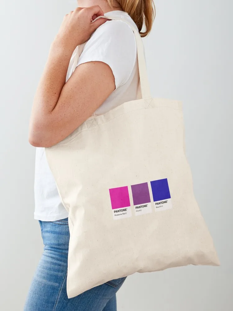 bisexual pantone pride Tote Bag the tote bag Big bag women shopper woman canvas bags