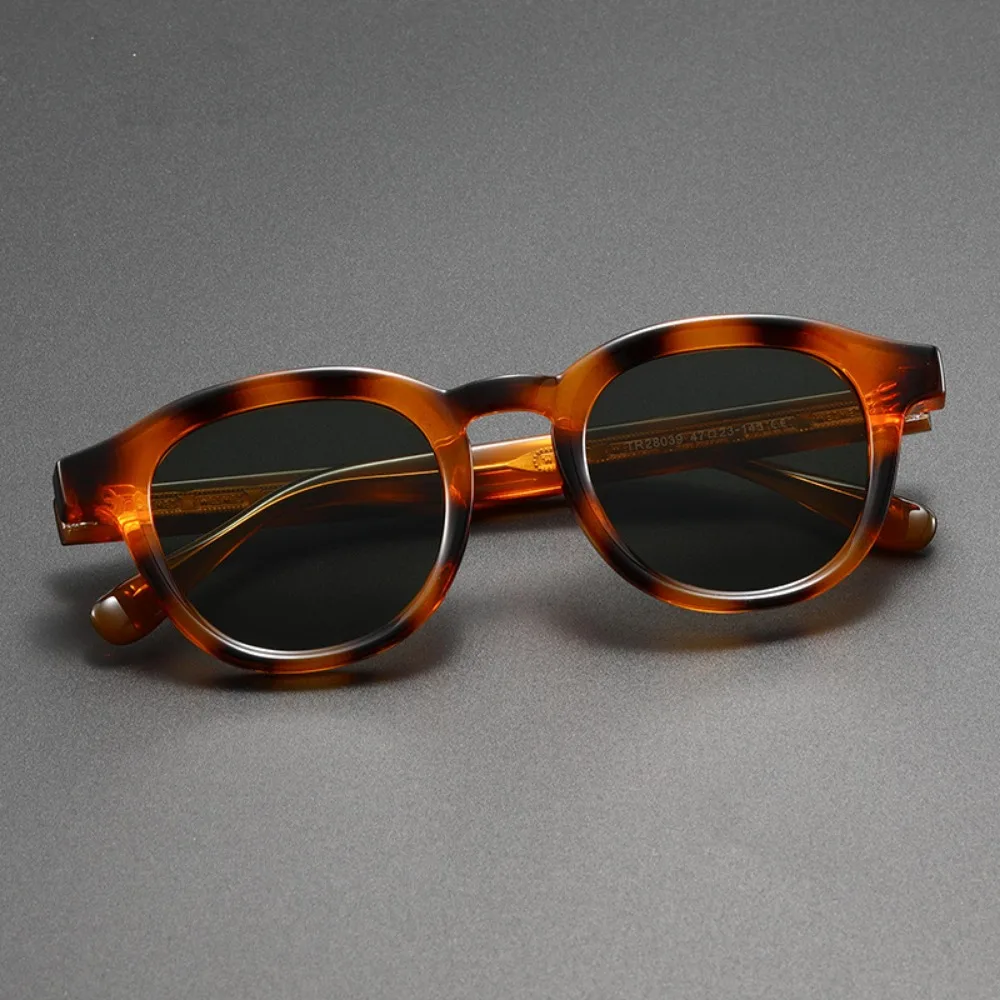 Polarisierte Sonnenbrille Männer Frauen Johnny Depp Lemtosh Stil Sonnenbrille Retro Runde Acetat Rahmen UV400 Objektiv Oculos – Detail 10