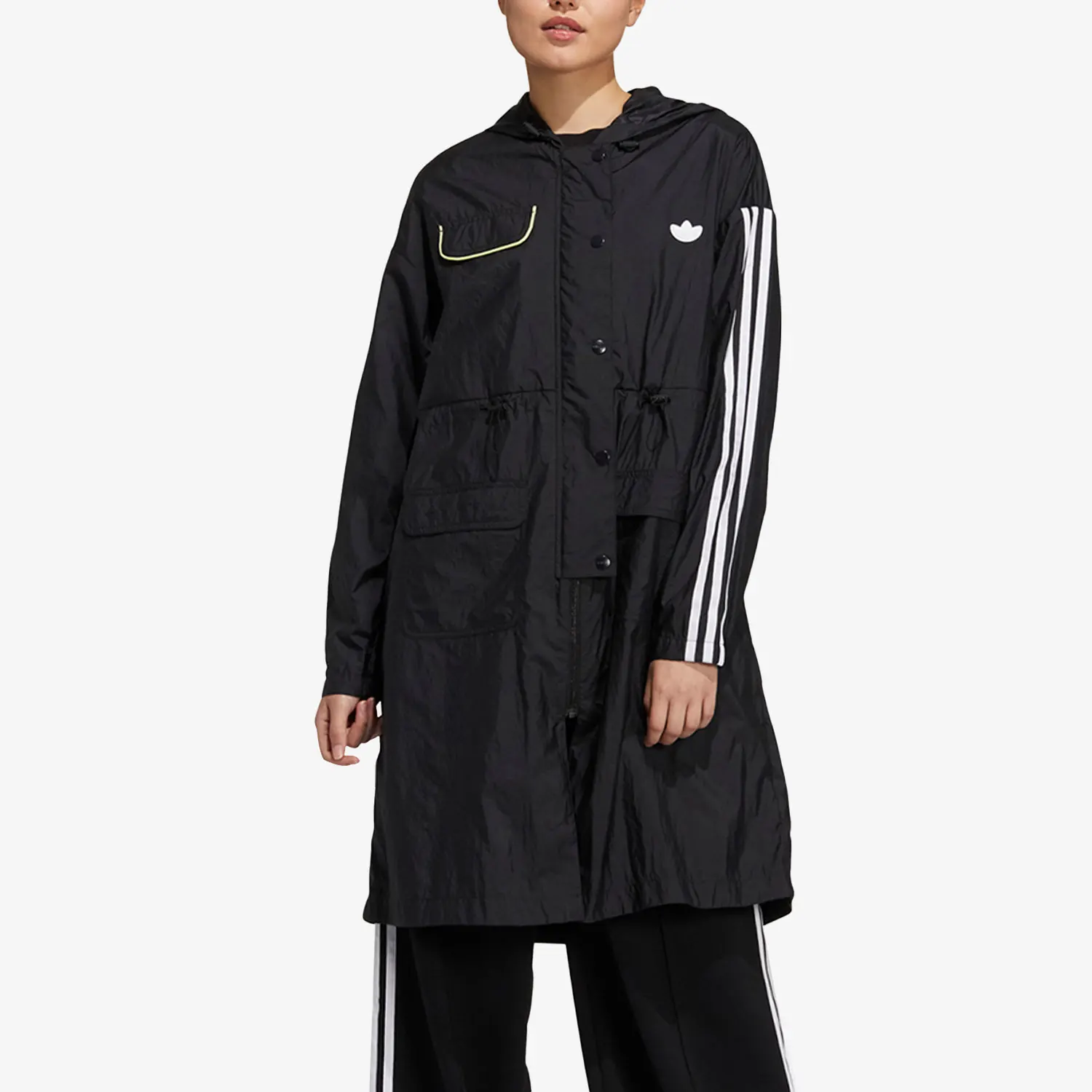 

Adidas Genuine Three Stripes New Women's Sport Casual Fashion Jacket HC6586