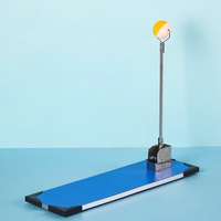 Portable Table Tennis Trainer Automatic Rebound Ping-pong Ball Trainer Lightweight Balls Training Device Metal Sports Equipment