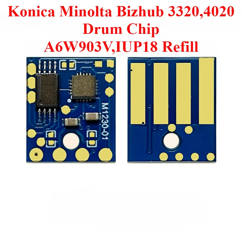 1 x Drum Chip for Konica Minolta Bizhub 3320,4020,A6W903V,IUP18 Refill