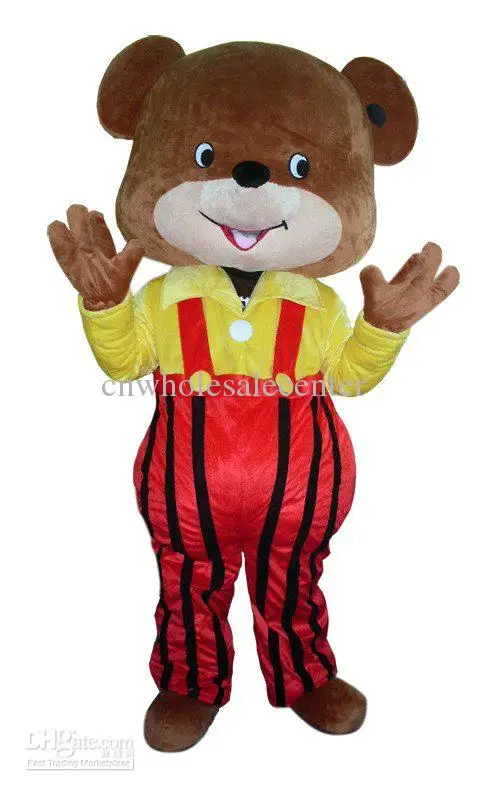 Nuovo personaggio adulto Halloween Big fat bear bady Costume della mascotte Halloween Christmas Dress Full Body puntelli Outfit Costume della mascotte