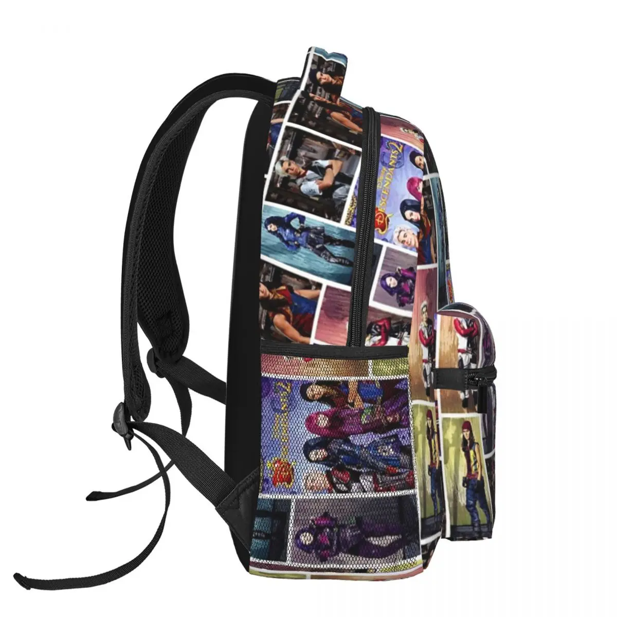 Descendentes Impresso Leve Casual Schoolbag, Adequado para a escola, Ao ar livre, Compras, Escritório