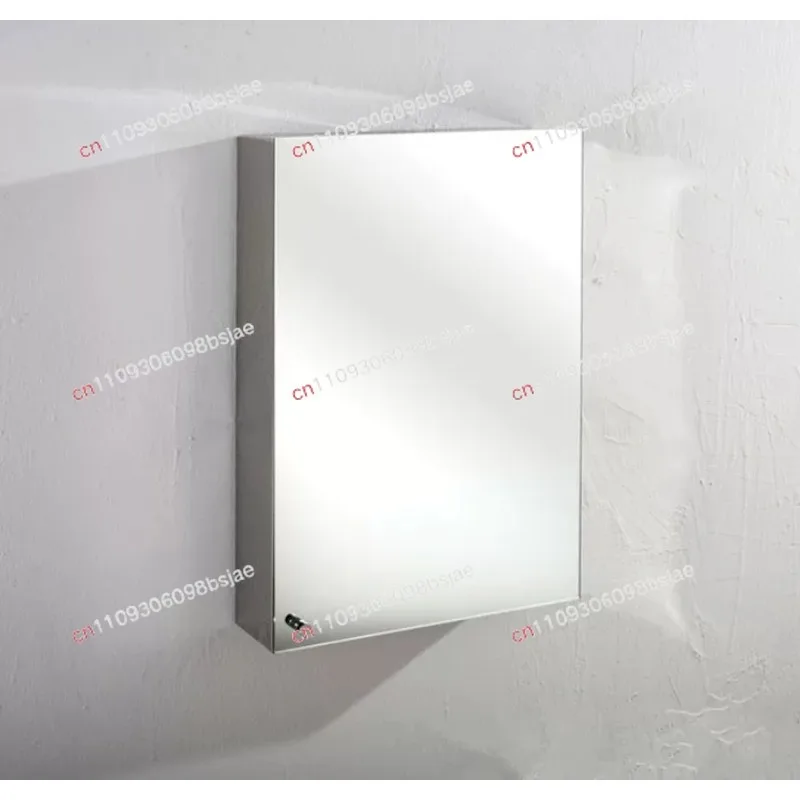 304 stainless steel mirror cabinet bathroom mirror box toilet locker hanging cabinet storage cabinet view 2