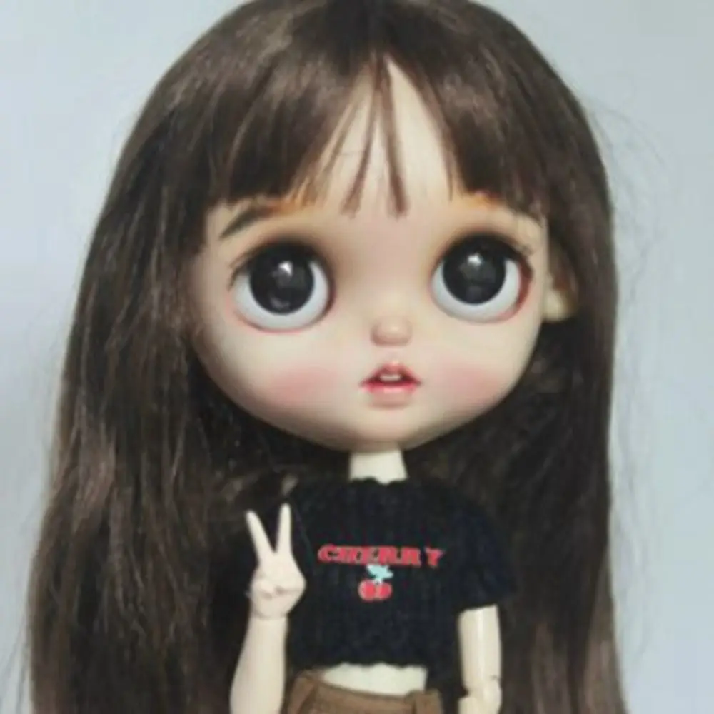 Mode Korte Trui Kleding Casual Leuke Mini Prinses Truien Tops DIY Accessoires Handgemaakt voor 1/6 BJD Poppen