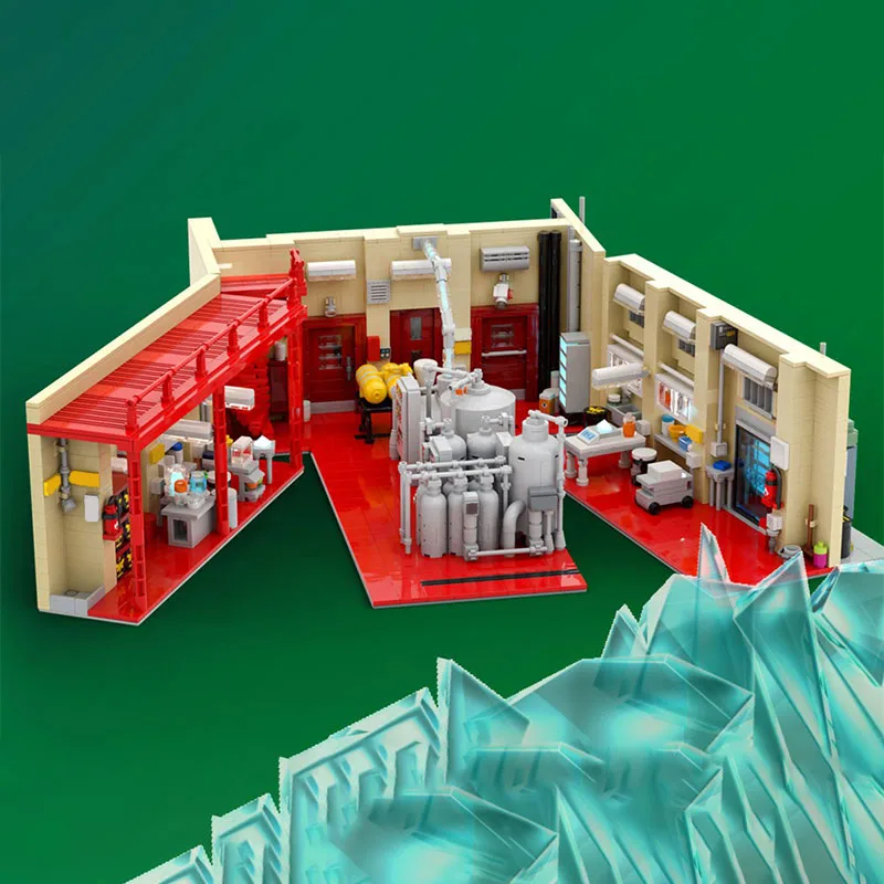 

3071 шт. MOC Breaking Badses Meth Lab Реалистичная модель DIY Строительные блоки Игрушки на день рождения Подарок