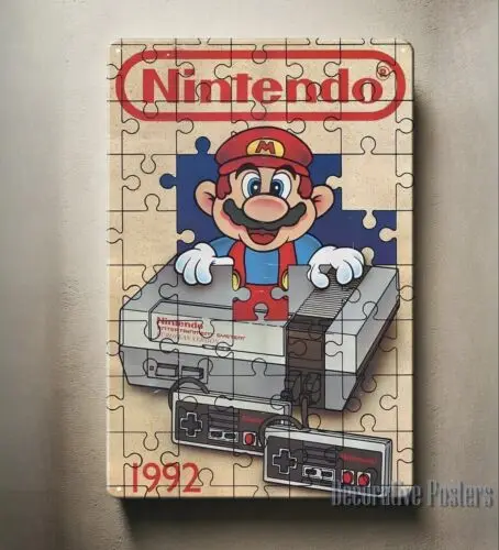 Nintendo Nes - Video Game Metal Poster - Collectable Sign ()