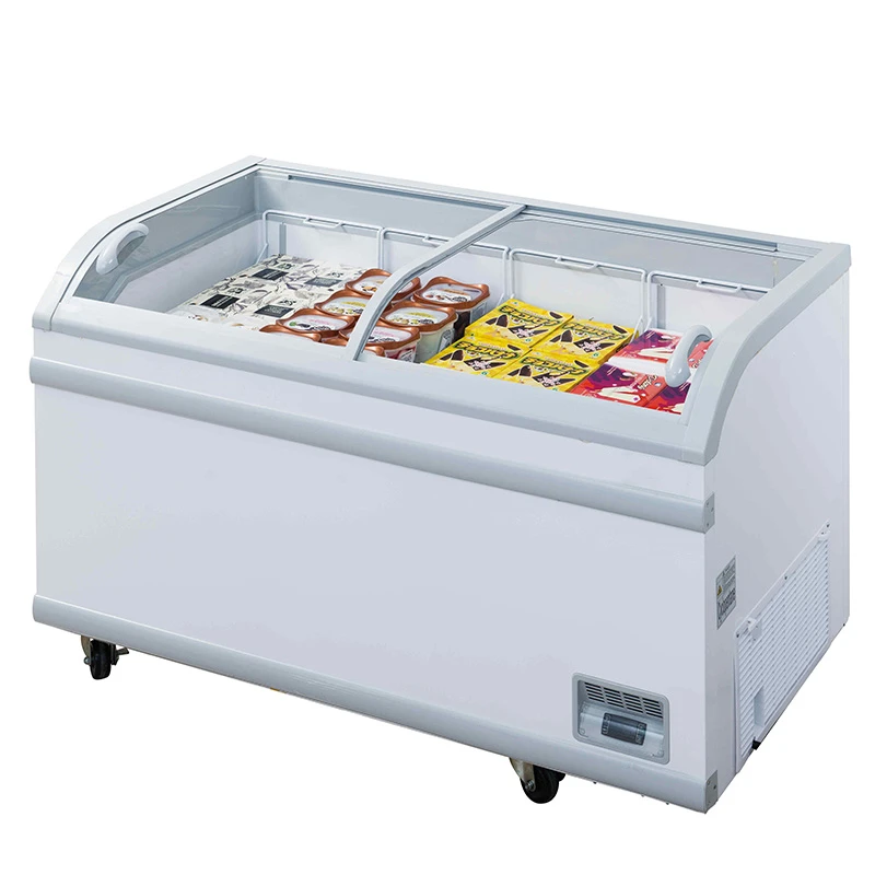 # For Manufacturer Commercial Top Open Ice Cream Freezer Supermarket Display Chest Deep Freezer Fridge