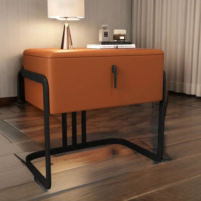 

Современный деревянный прикроватный столик Buros с изголовьем кровати, скандинавский вспомогательный стол, белый стол, шкафчик, мебель для спальни