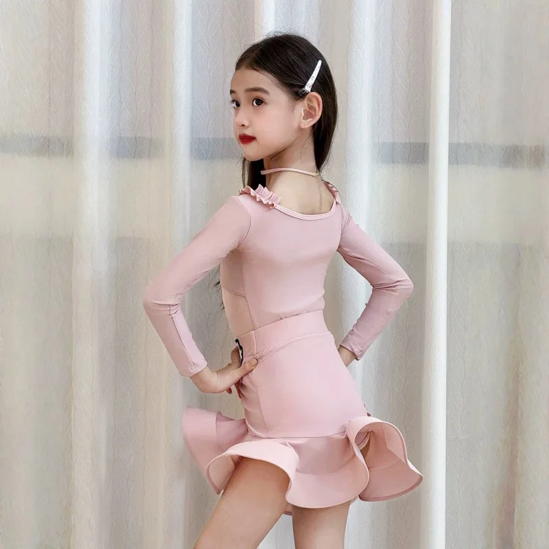 Latin Danskostuum Meisjes Ballroom Dans Jurken Standaard Rumba Samba Tango Danskleding Dansjurk Latin Oefenjurk Kind