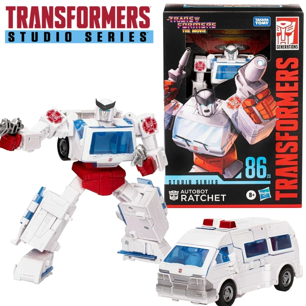 

Takara Tomy Hasbro Transformers Studio Series SS86 23 Autobot Ratchet Action Figure Toy Gift Robot Collectible Ornament Toys