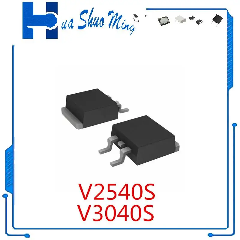 10Pcs/Lot  V2540S V3040S  ISL9V3040S3  TO-263