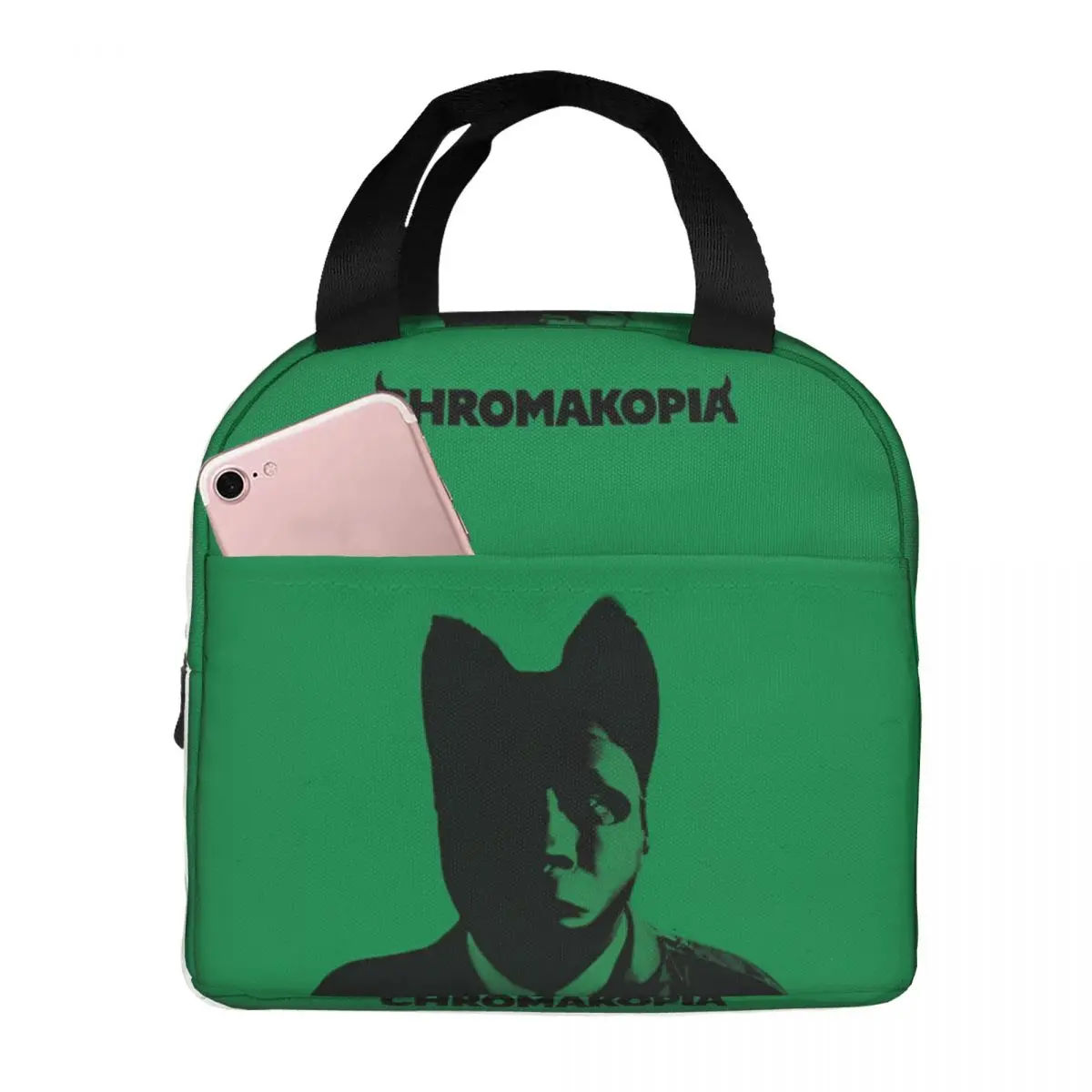 Tylers The Creator Chromakopia Tour 2024 Insulated Lunch Bag Rapper Lunch Container Cooler Bag Tote Lunch Box School Food Bag