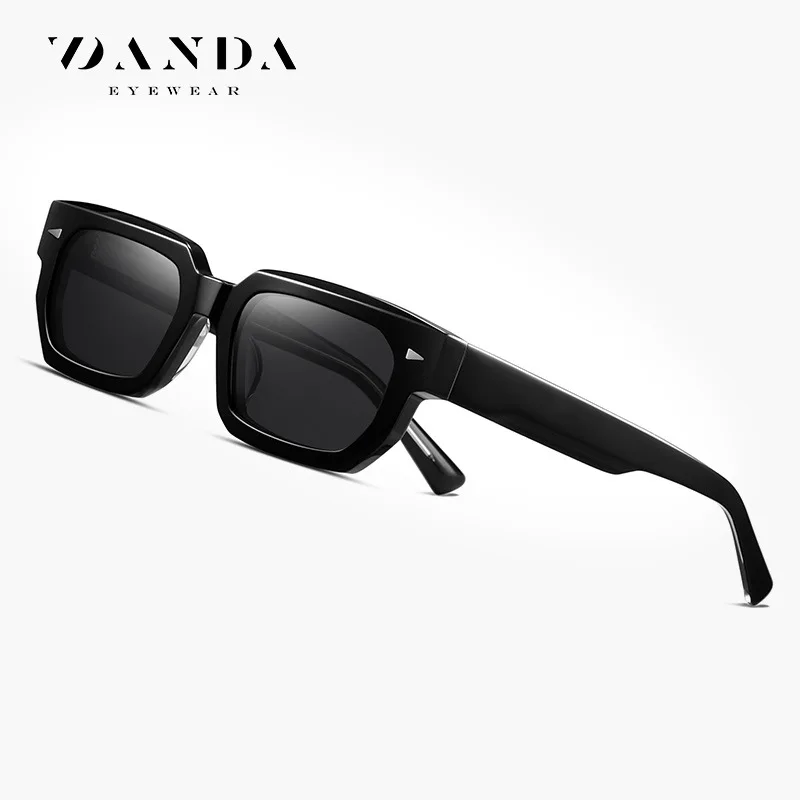 

Rectangle Small Frame Acetate Sunglasses Unisex Polarized UV400 Protection DrivingOutdoor Fashion Trendy Eyewear luxury designer