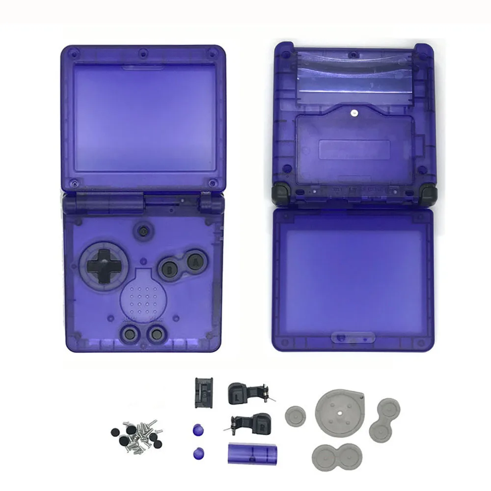 New Shell Case for GBASP Housing GBA SP Shell with Buttons Sets Replacement for Gameboy Advance SP Game Accessories
