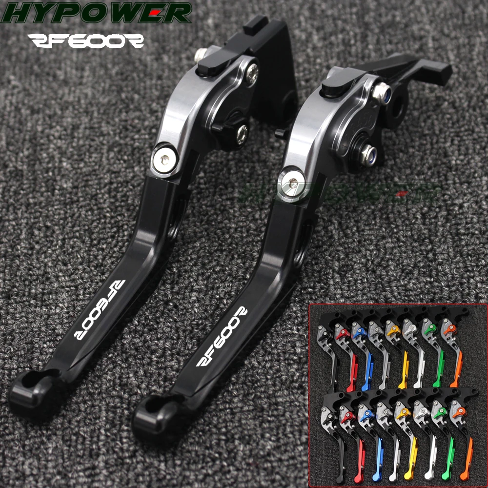 For SUZUKI RF600R RF 600R 1993-2013  Adjustable Folding Extendable Brake Clutch Levers Motorcycle