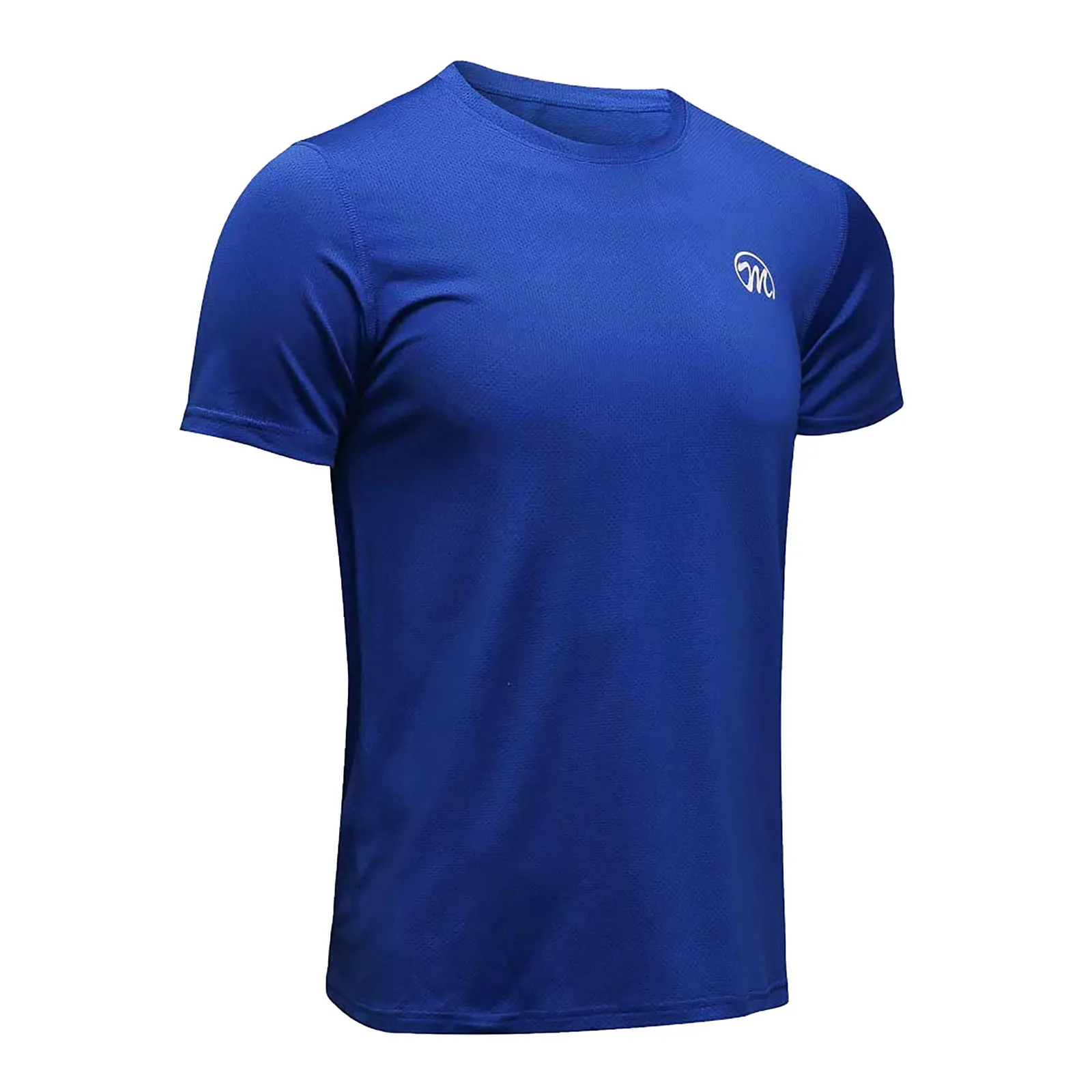 Breathable T Shirt Men Fashion Quick Dry Sport Top Short Sleeve Casual Tee Comfortable Round Neck Clothing Workout Casual T1