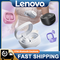 Lenovo XT62 Bluetooth 5.3 Earphones Wireless HiFi Stereo Sport Noise Reduction Headset Touch Control TWS Original Music Earbuds