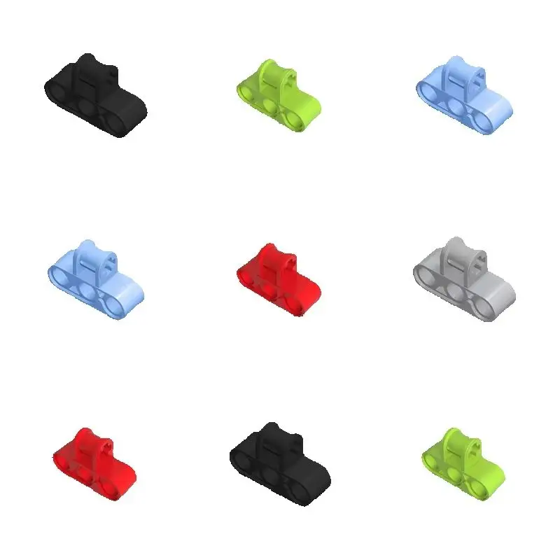 100pcs 63869 Connector Perpendicular Triple Bricks Collections Bulk Modular GBC Toys For Technical MOC DIY Gifts Sale Buildings