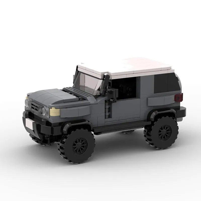 

Серебристо-серый FJ Cruiserd V2 5700 VX-R GTS Пикап Внедорожный автомобиль Строительные блоки Скоростная модель автомобиля Кирпичи Игрушки Подарки