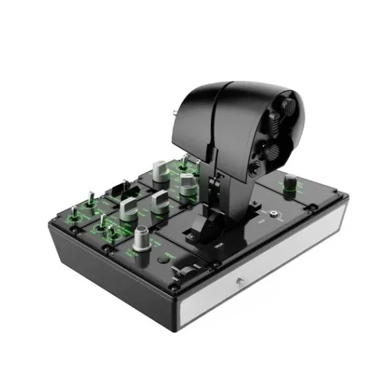 Throttle durable aluminum alloy grip, 27 programmable switches, and adjustable detent system