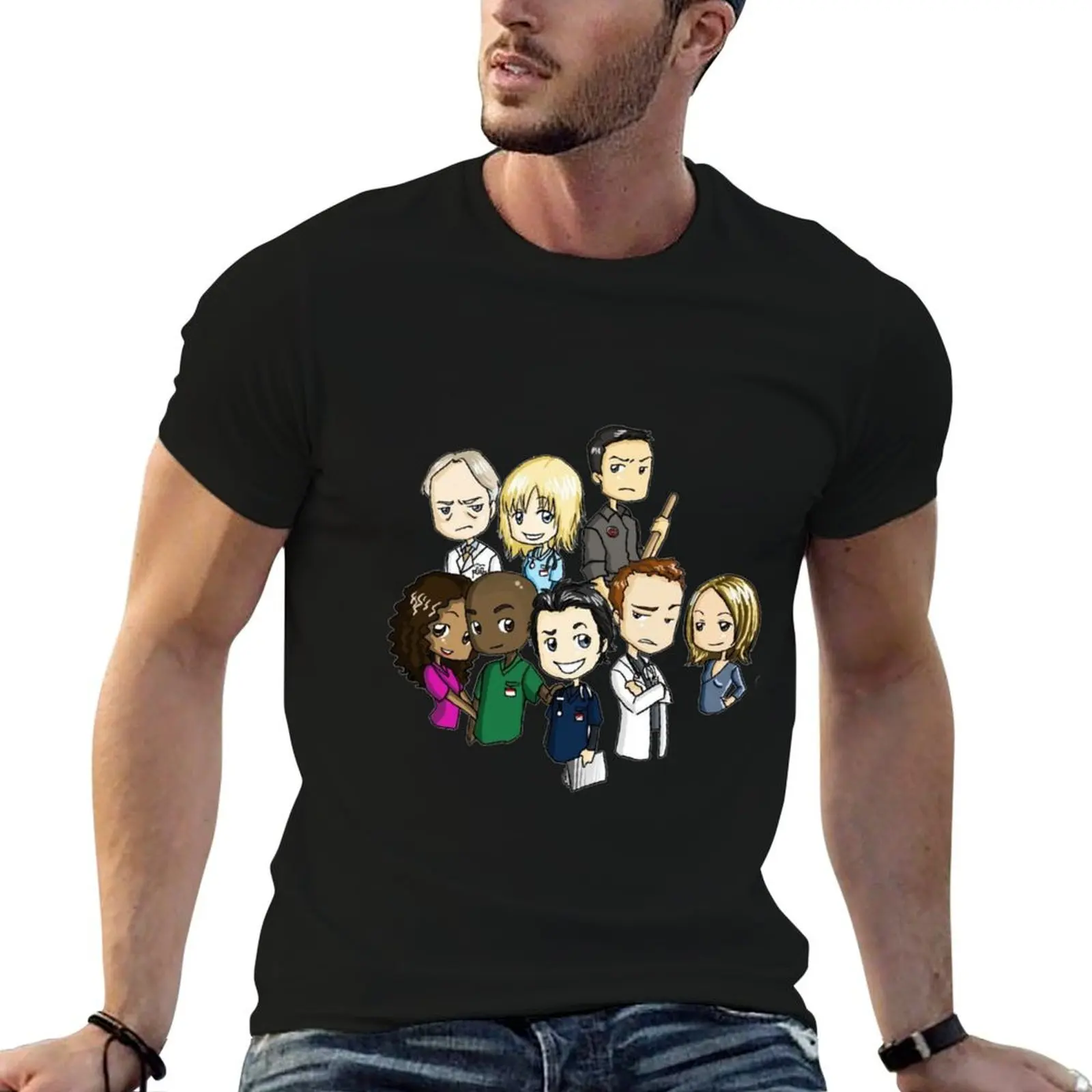 Scrubs T-Shirt Outdoor Work Short Sleeve Top
