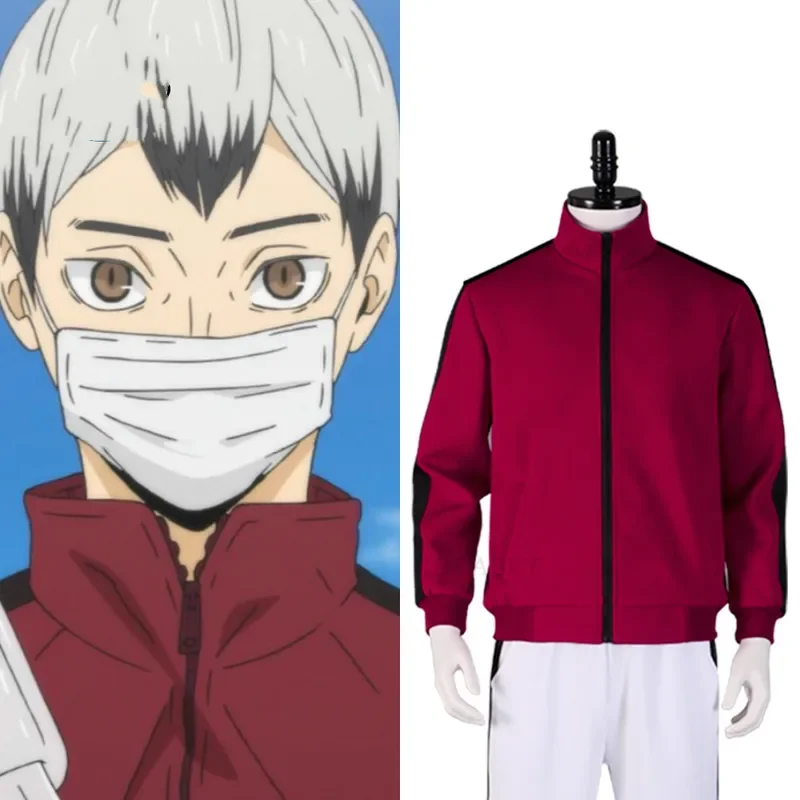 Haikyuu Inarizaki High Koko موحدة ، ملابس رياضية للكرة الطائرة ، جاكيت ، بنطلون ، تيشيرت ، ملابس رياضية ، رقم 7 ، Miya Atsamu No.11 ، الموسم الرابع