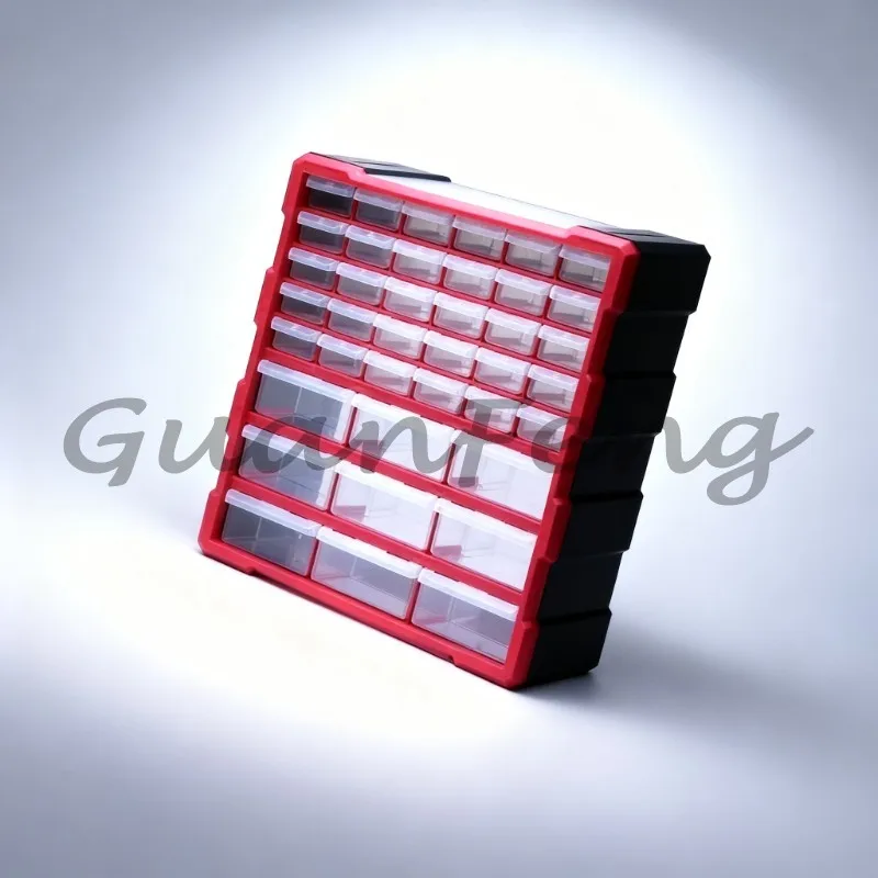 Storage box drawer type plastic parts box building block screw elements combined classification new material can be wall mounted