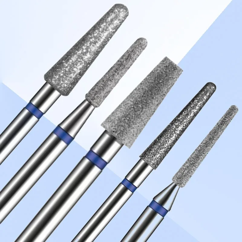 9 Types Diamond Ceramic Nail Drill Milling Cutter for Manicure Rotary Bits Cuticle Clean Accessories Nail Files Art Tools