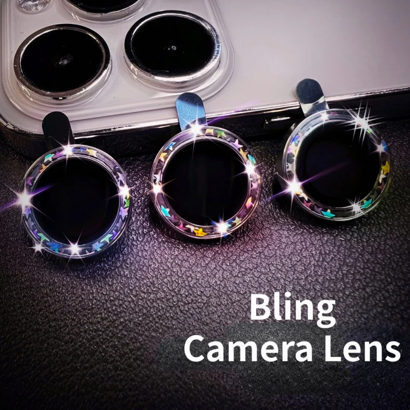 【新品】iPhone 12 13 14 Pro Max Plus用 フルスカイフラッシュ 携帯電話カメラレンズ保護リング