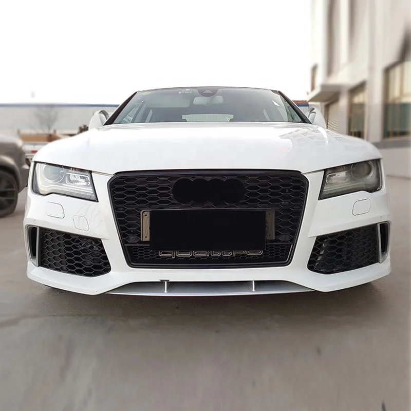 RS7 front bumper with grill for Audi A7 S7 C7 high quality car bodikits with PP ABS Material 2009 2010 2011 2012 2013 2014 2015