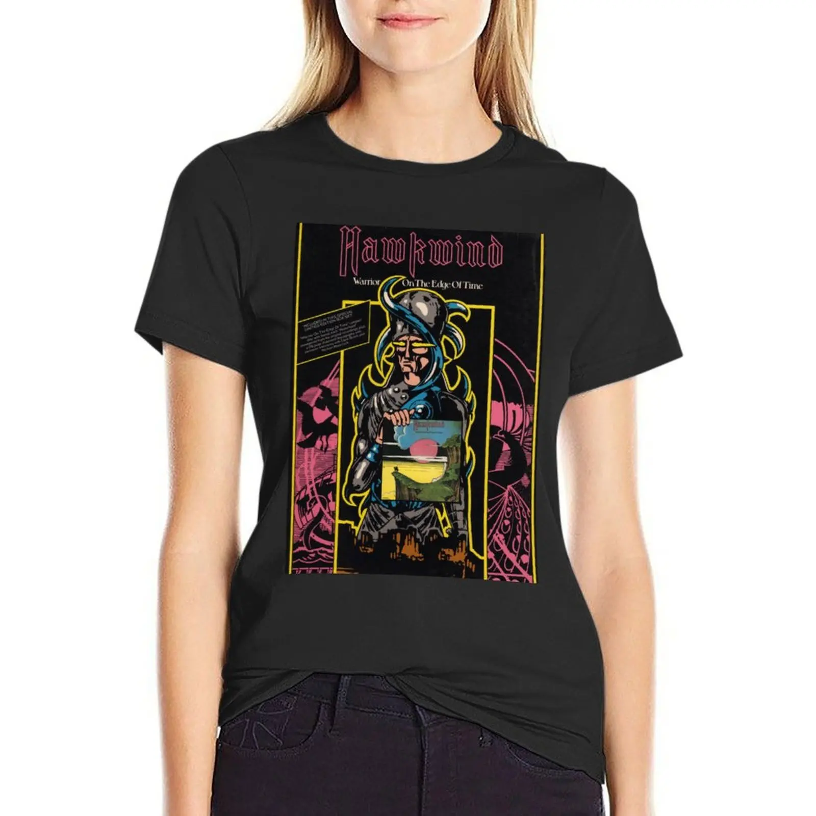 

WARRIOR ON THE EDGE OF TIME T-Shirt sweat new edition anime ariat shirts for Women