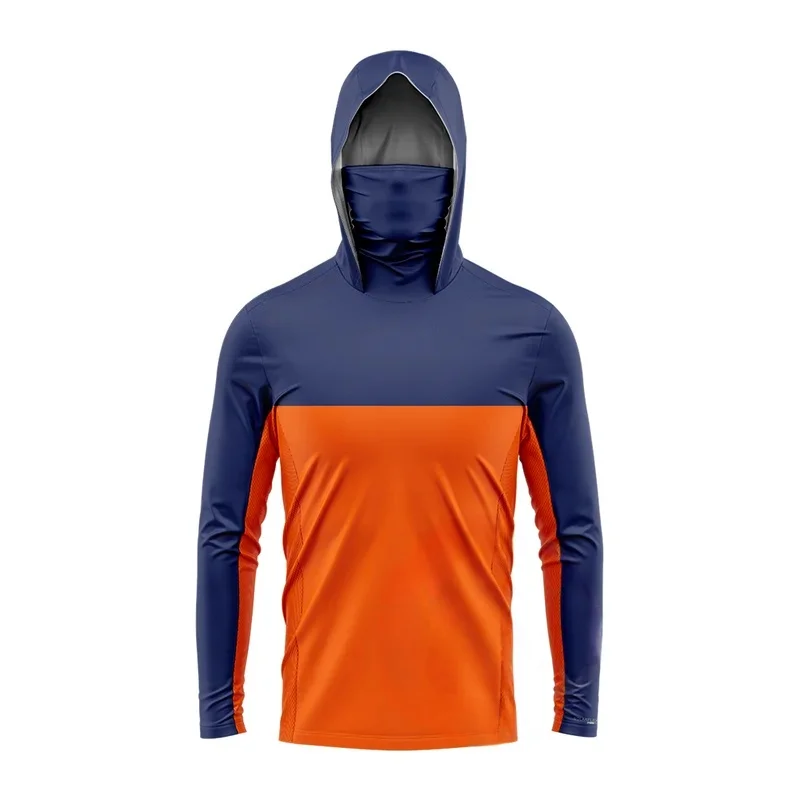 Summer Men's Fishing Shirt Sunscreen Comfortable Breathable Fishing Rowing Hiking and Other Outdoor Activities