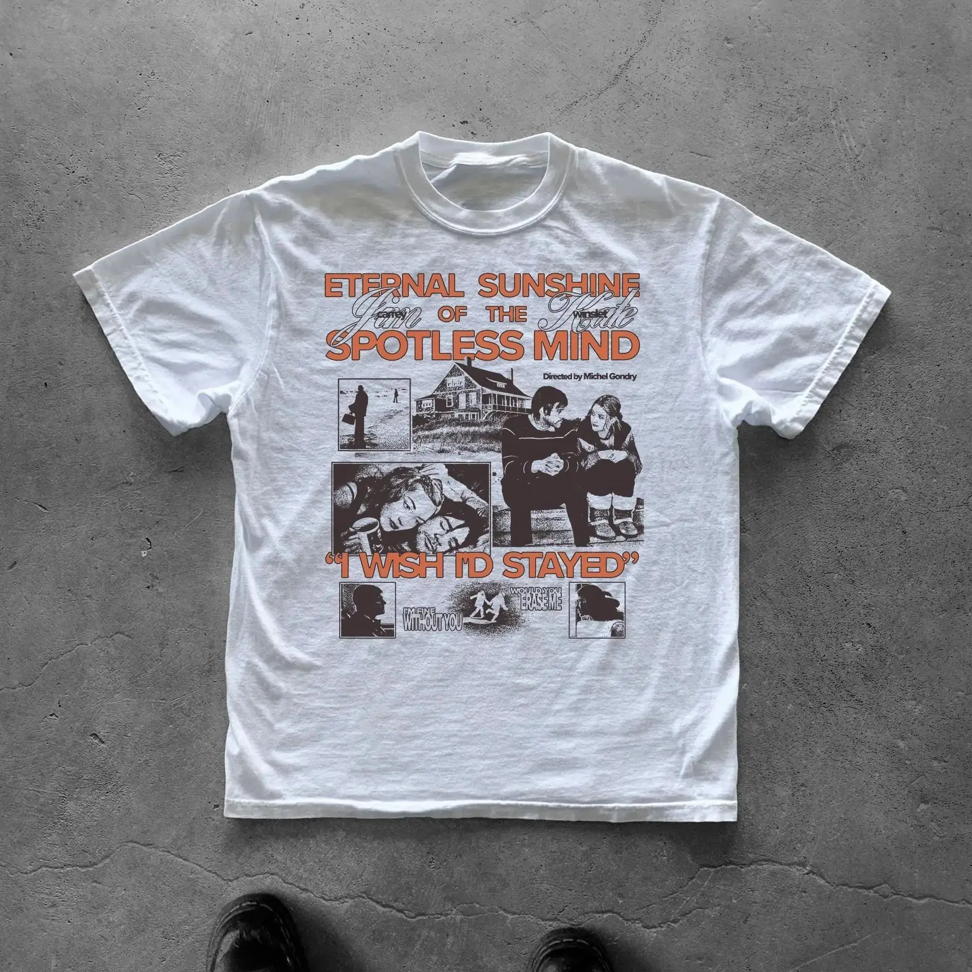 Camisetas vintage dos anos 90, camiseta do filme Eternal Sunshine of The Spotless Mind, camisetas vintage, filmes Clementine, unissex