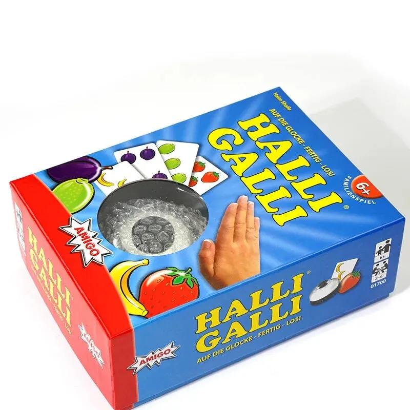 English Version Halli Galli Training Reaction Ability Board Games Cards Chess Toys