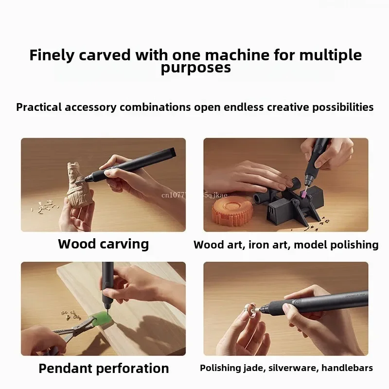 Xiaomi Mijia Electric Grinding Pen 22000r/min Brushless Motor Fast Carving Polishing Burnishing Drilling Mini Grinder Home Tool image 3