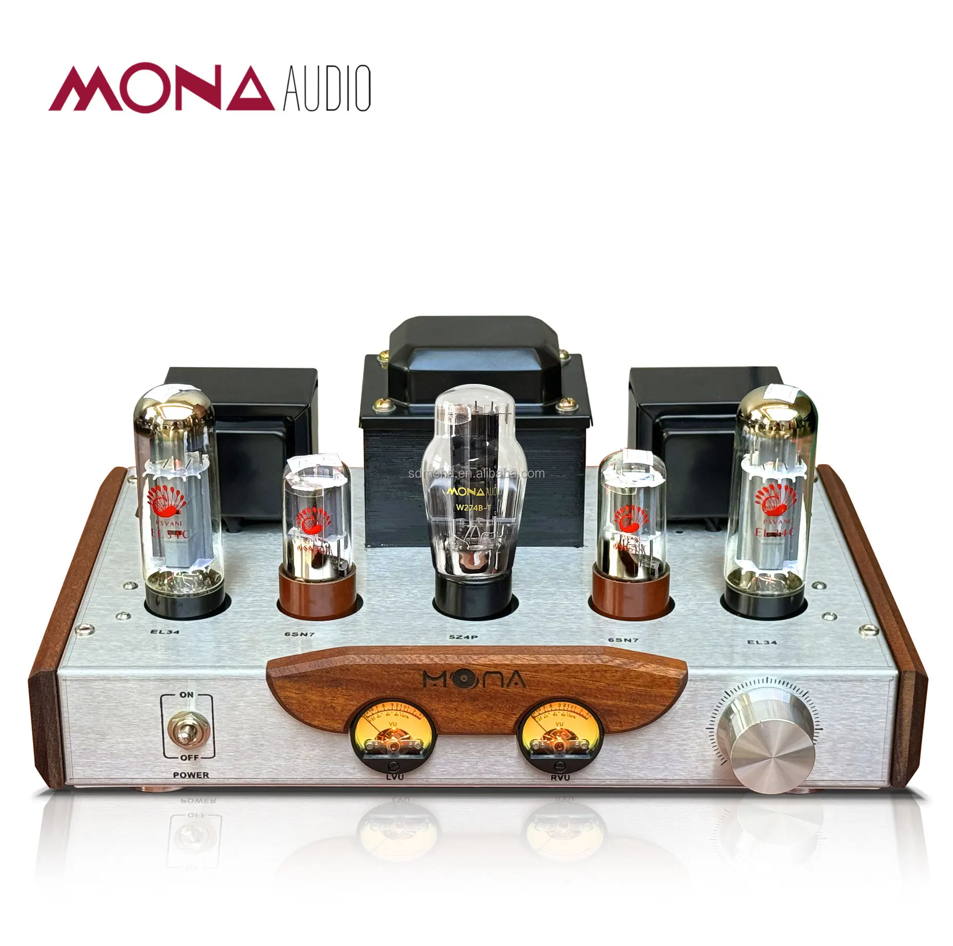 

mona HiFi Home Audio Tube Amplifier Single-Ended 8W*2 GP-EL34 Power Amplifier