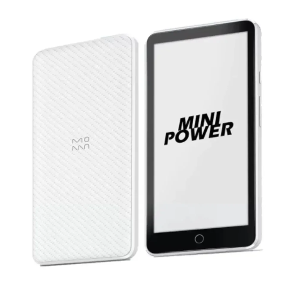 Moaan Minipower E-Book Reader Inkpalm Power Schermo inchiostro da 5,84 pollici con ricarica rapida bidirezionale E-Book tascabile personalizzato portatile