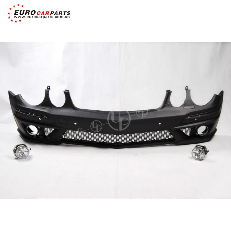 E63 Kit For E Class W211 E63 Style PP Material Include Front Bumper Rear Bumper Side Skirts Body Kit