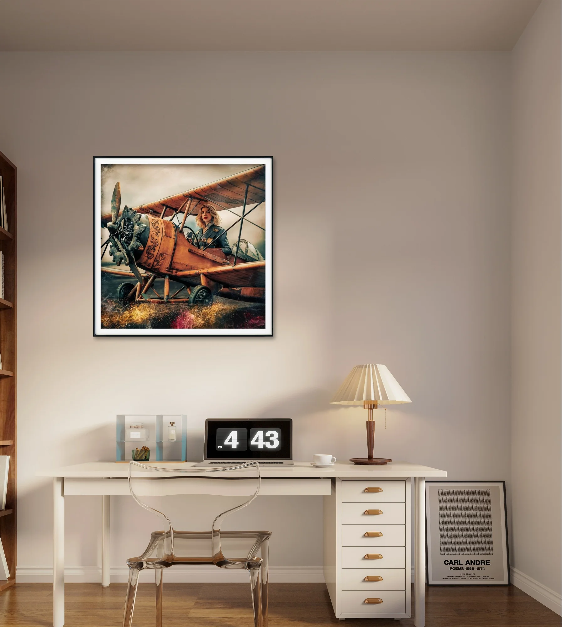 Propeller Aircraft DIY Diamond Painting P-40 Fighter Pictures Diamond Embroidery Children's Handicrafts Home Wall Decor