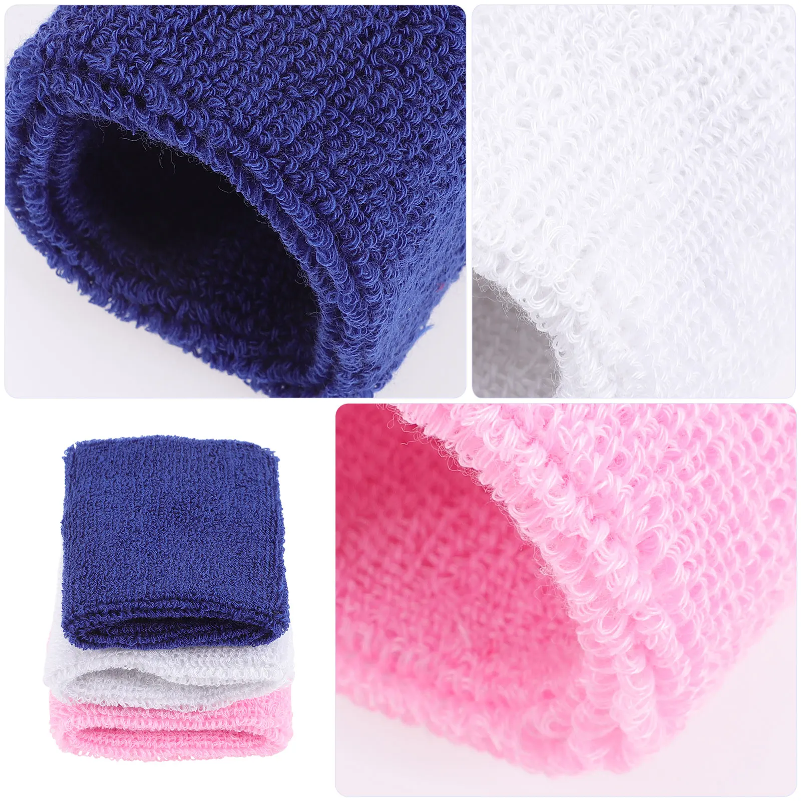 

6pcs Sports Football Arm Bands Wristbands Soft Elastic Sweatbands for Running Basketball Soccer Riding Walking