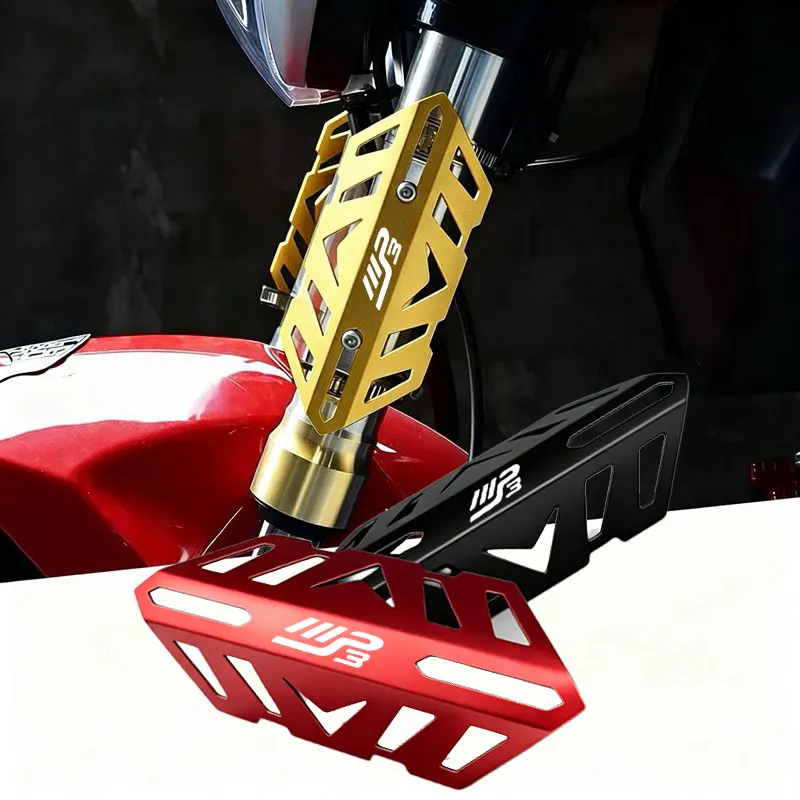 For Piaggio MP3 125 300 400 500 MP3125 MP3300 MP3500 NEW Motorcycle Front Fork Dust Cover Aluminum Alloy Shock Protector Guard