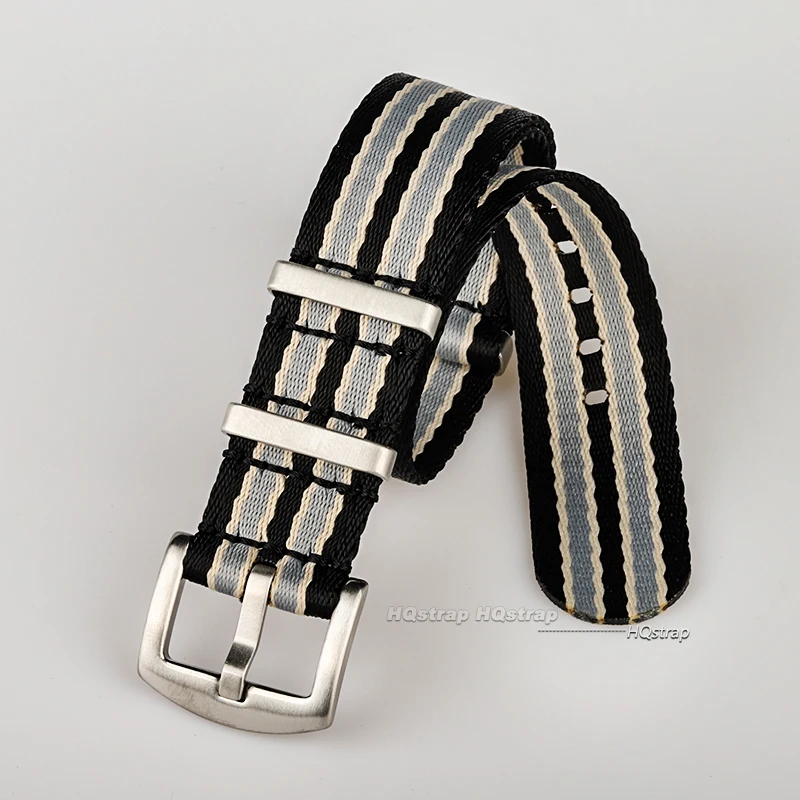 Premium-grade Nylon Strap 18mm 20mm 22mm Braided Canvas Watch Band Men Women Soft Sport Military Bracelet Accessories