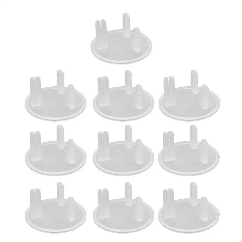 أغطية قابس المخارج (10 عبوات) أغطية حماية كهربائية شفافة مضادة للأطفال للطفل L8RB