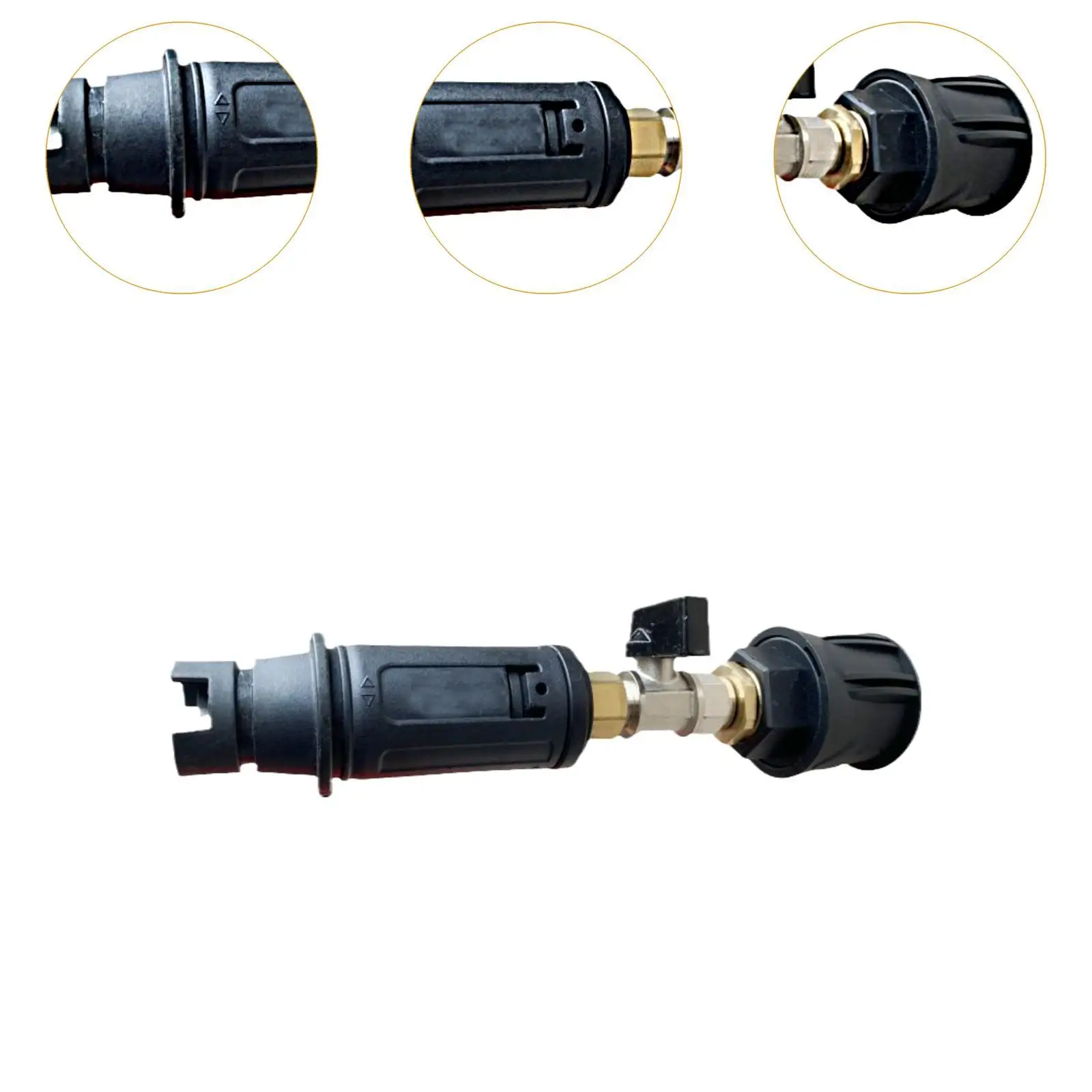 High Pressure Washer Nozzle for Walls Floors with Control Valve for Karcher