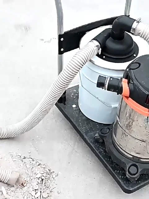 50mm Cyclone Separator for Putty Powder & Fine Dust – 90-99% Removal Efficiency, Fits 50mm Vacuum Hose for Dust Collection